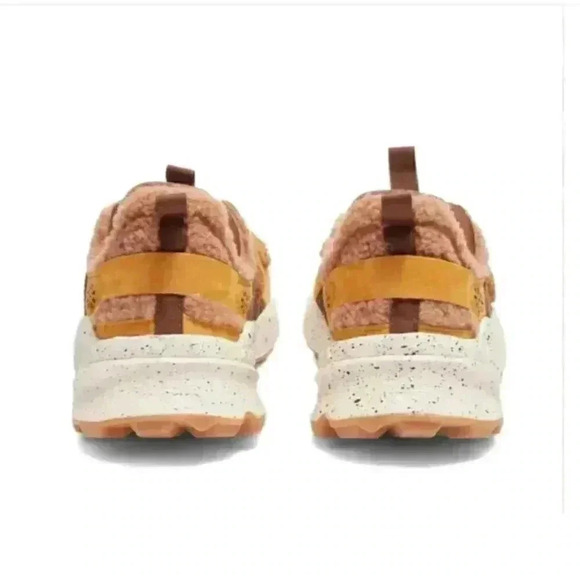 FREE PEOPLE FLOWER MOUNTAIN SHEARLING SUEDE TRAINER - Picture 3 of 6